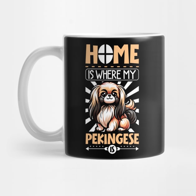 Home is with my Pekingese by Modern Medieval Design